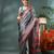 Desh bidesh cotton silk handloom saree, tissue silk with blouse piece saree with blouse piece