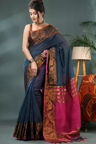 cotton silk banarasi  sarees, pure silk kanjivaram cotton saree with blouse piece