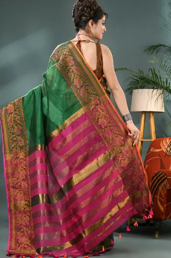 cotton silk banarasi sarees,silk kanjivaram handloom cotton saree with blouse piece