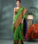 cotton silk banarasi sarees,silk kanjivaram handloom cotton saree with blouse piece