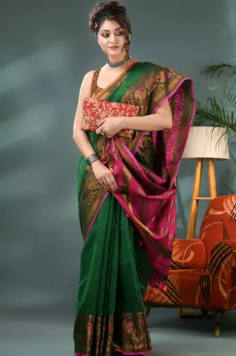 cotton silk banarasi sarees,silk kanjivaram handloom cotton saree with blouse piece