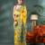 yellow resham dhakai jamdani saree, soft silk pure handloom cotton saree