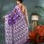 purple resham dhakai jamdani saree, soft silk pure handloom cotton saree