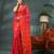 red resham dhakai jamdani saree, soft silk pure handloom cotton saree