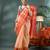 red cotton handloom sarees with zari temple design tant saree