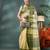 off white cotton handloom sarees with zari temple design tant saree