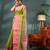green cotton handloom sarees with zari temple design tant saree