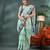 Blue bengali cotton handloom tant saree