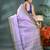 Purple bengali cotton handloom tant saree