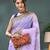 Purple bengali cotton handloom tant saree