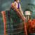 Green banalata design cotton handloom saree