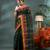 Green banalata design cotton handloom saree