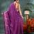 purple cotton handloom saree with blouse piece