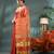 red soft linen tissue silk saree with blouse piece