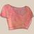 pink soft linen tissue silk saree with blouse piece