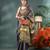 Grey soft linen tissue silk saree with blouse piece