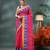 Pink sitaara borfi design pure cotton handloom saree