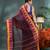 Brown sitaara borfi design pure cotton handloom saree