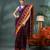 Brown sitaara borfi design pure cotton handloom saree