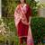 Women's Gorgeous Roman Embroidery Straight Kurta with Pant And Dupatta Set