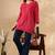 Chickenkari embroidered thread work cotton straight short kurta