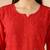 Chickenkari embroidered thread work cotton straight short kurta
