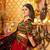 BLACK RED THREAD EMBROIDERED MIRROR WORK STITCHED lehenga choli