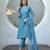 Women's Beautiful Vatican Straight Kurta with Pant And Dupatta Set