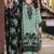 Sky blue embroidered georgette semi-stitched pakistani salwar suit