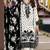 White embroidered georgette semi-stitched pakistani salwar suit