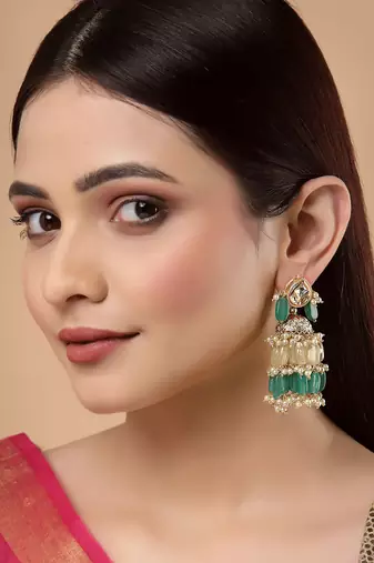 Forest jhumka earring