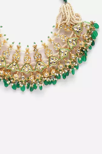 Lime haar necklace