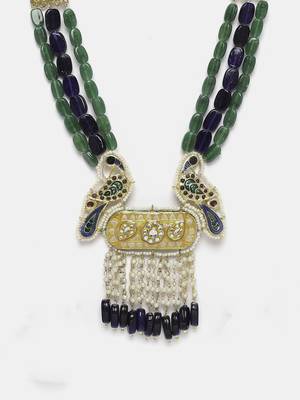Neela shabnam haar necklace 4
