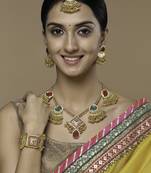 Maroon marvel haar necklace