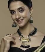 Saanjh ki necklace with earring jewellery set