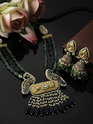 Saanjh ki necklace with earring jewellery set 2
