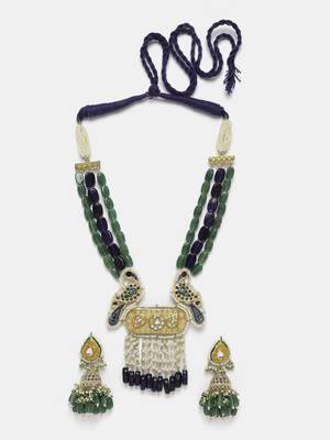 Saanjh ki necklace with earring jewellery set 3