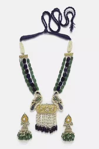 Saanjh ki necklace with earring jewellery set