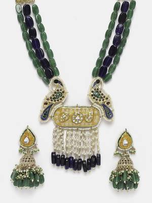 Saanjh ki necklace with earring jewellery set 4
