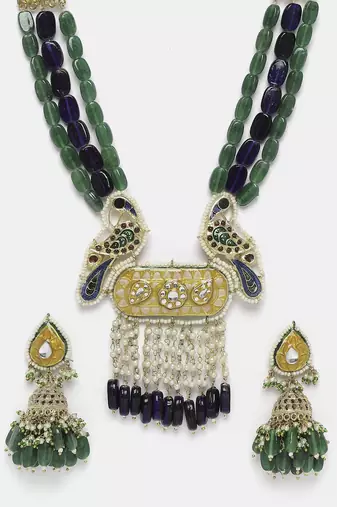Saanjh ki necklace with earring jewellery set