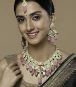 Basil necklace with earring jewellery set