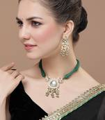 Hedge necklace with earring jewellery set