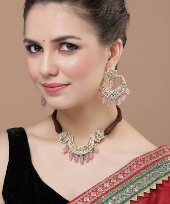 Gulnasreen necklace with earring jewellery set 1