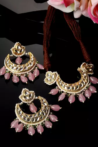 Gulnasreen necklace with earring jewellery set
