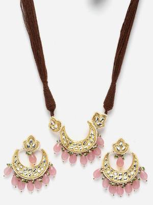 Gulnasreen necklace with earring jewellery set 4