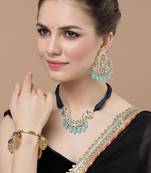 Neel chhatri necklace with earring jewellery set