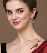 Goldfish drop earring