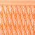 Orange & White jamdani saree