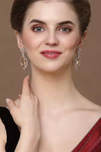 Blaze drop earring