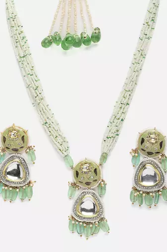 Treetop necklace with earring jewellery set